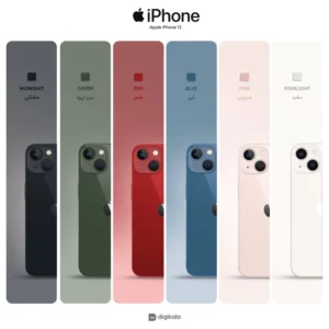 گوشی موبایل اپل مدل iPhone 13 CH دو سیم‌ کارت ظرفیت 128 گیگابایت و رم 4 گیگابایت – نات اکتیو